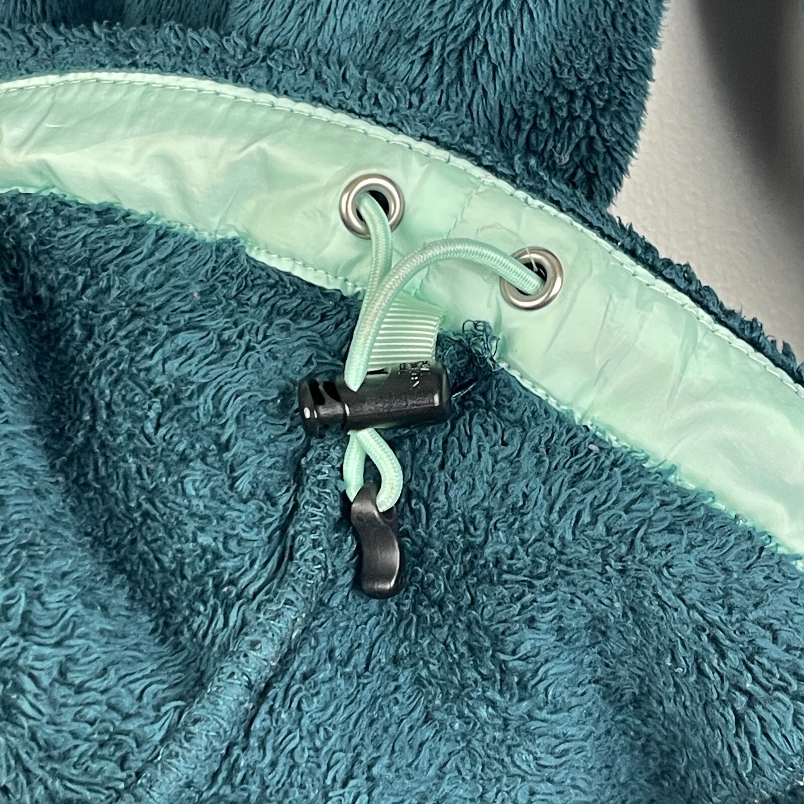 The North Face Osito Jacket Womens M Monkey Fleece Soft Plush Full Zip Green