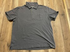 Eddie Bauer Shirt, Men's Size Large, Gray, Polo Short Sleeve