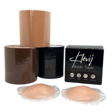Boob Lift Tape and Silicone Nipple Covers by Klevij