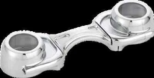 AN Method Fork Leg Brace Chrome 49mm for Harley Softail Standard 107 20-21