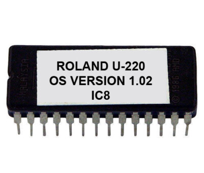 Roland U-220 v1.02 EPROM Firmware-Upgrade-Kit / Neue ROM-Update-Chip U220