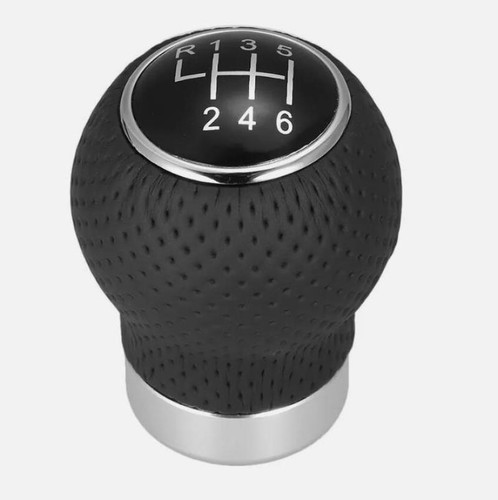 6 Speed Universal Car Leather Manual Car Vehicle Gear Shift Lever Knob Stick - Picture 2 of 10