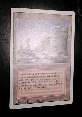 Plateau Dual Land Revised Mint 9.0 RARE MISPRINT Magic The