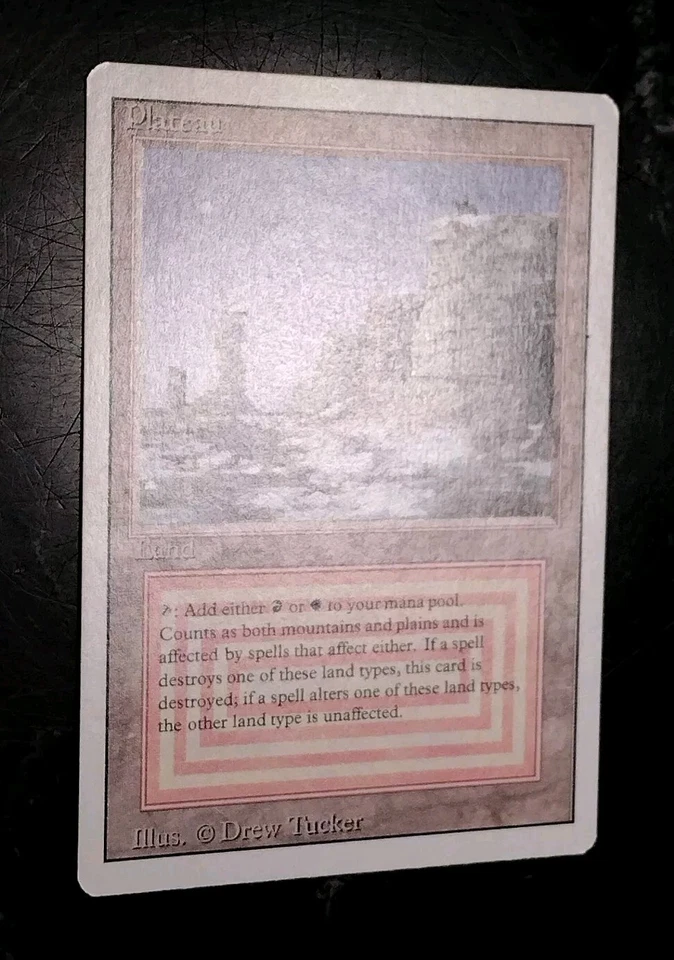  Plateau Dual Land Revised  Mint 9.0  RARE MISPRINT Magic The Gathering MTG 1993 - Image 2 of 4
