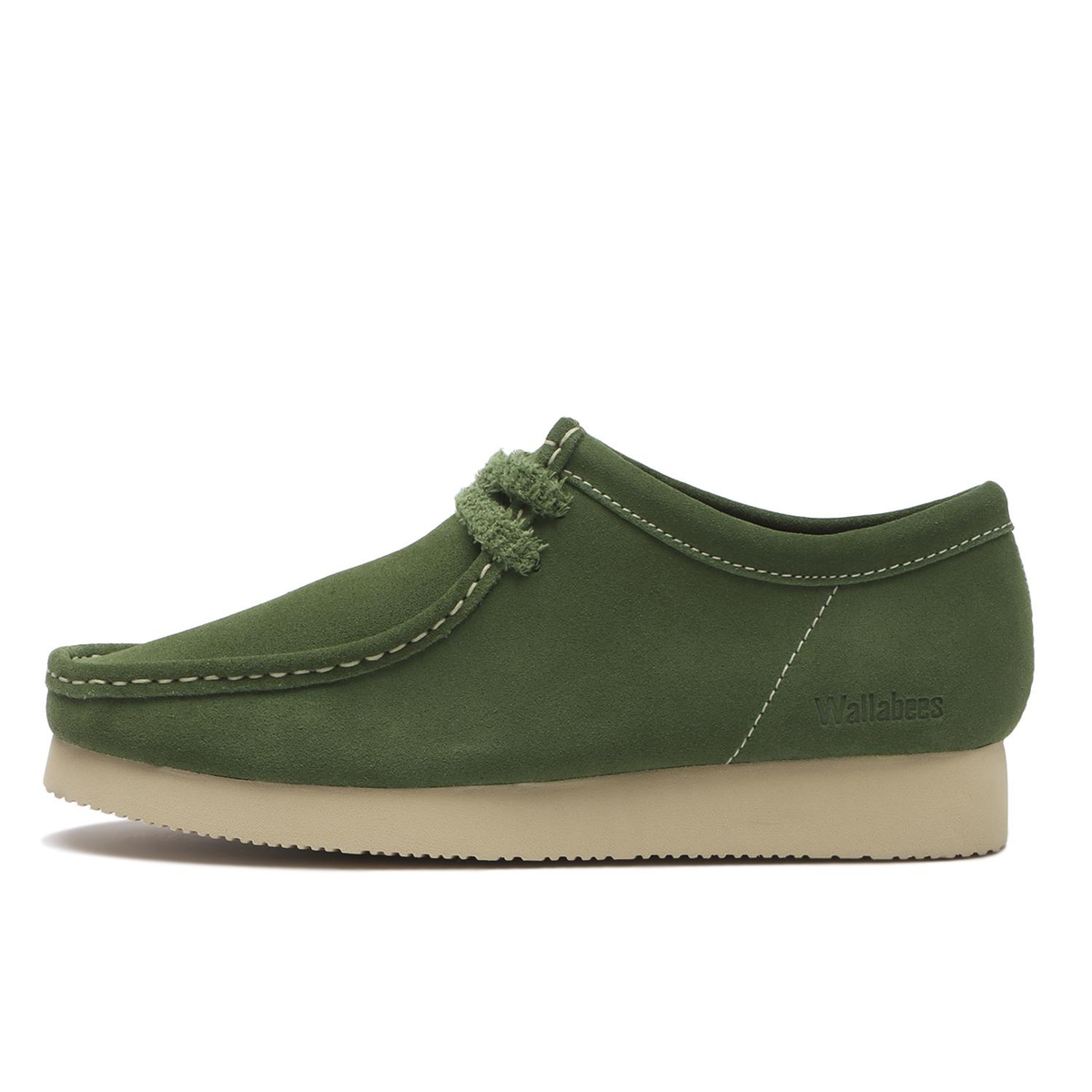 Clarks Wallabee 2604 Green Suede Beige 26182222 | eBay