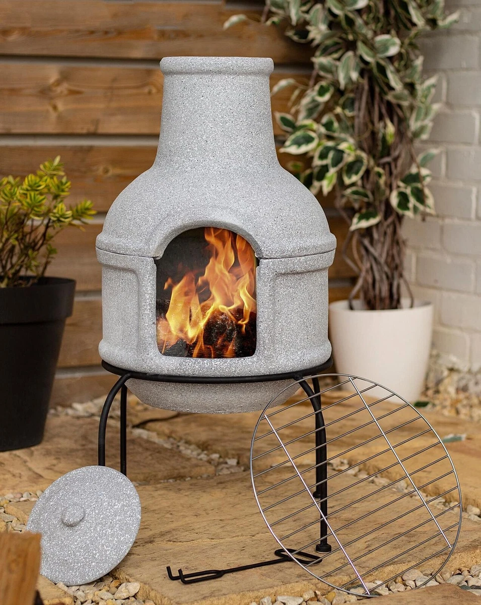 Clay bbq chiminea cheap