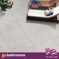 White Outdoor Tile Garden Paving Slab Patio Porcelain Tile 1200 x 600mm