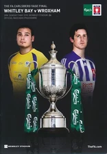 FA VASE FINAL 2010 Whitley Bay v Wroxham - official match programme