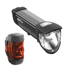 Busch+Müller 50 -Lux Battery Front and Rear Light Bike Light Set