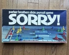 1972 Sorry Board Game Complete Classic Vintage Parker Brothers Family Game