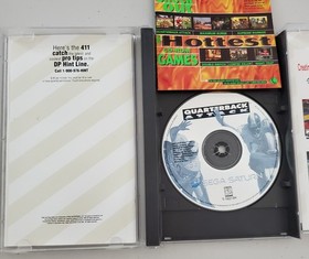 SEGA SATURN Lot of 2 Games DAYTONA USA & QUARTERBACK ATTACK CIB Complete