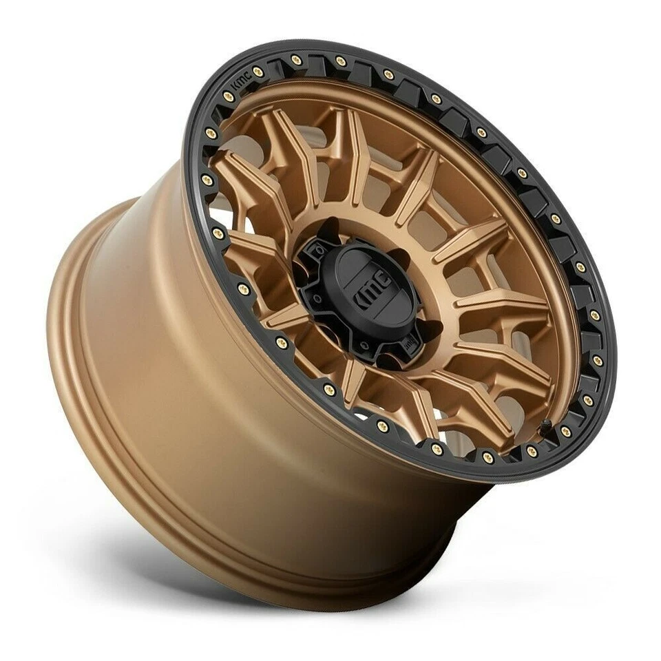 KMC KM547 Carnage 17x9 6x135 bronce mate con rueda labial negra llanta de 17" 0 mm Foto 2 de 4