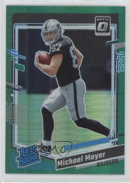 2023 Panini Donruss Optic Rated Rookie Green Hyper Prizm Michael Mayer #260 15ik