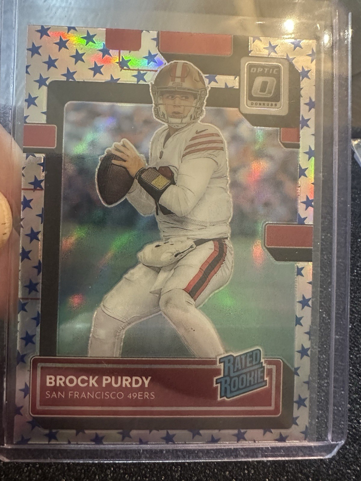 2022 Panini Donruss Optic - Rated Rookie Brock Purdy #277 Stars Prizm (RC)