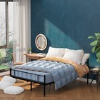 Double Metal Bed Frame w/Headboard &Footboard Underbed Storage Space Refurbished
