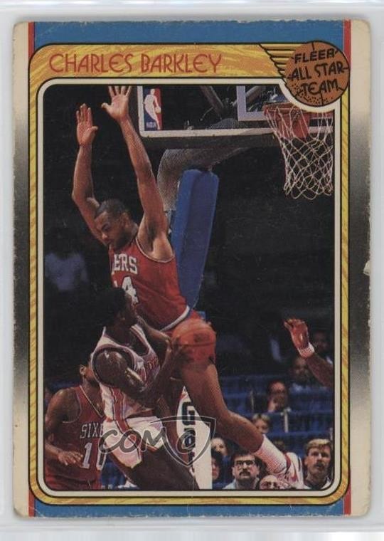 1988-89 Fleer Fleer All Star Team Charles Barkley #129 HOF 0u9w