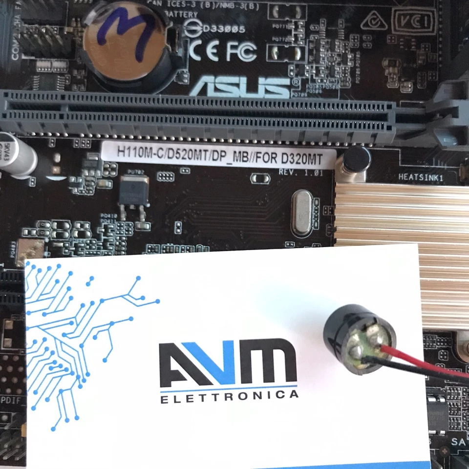 Scheda madre LGA 1151 ASUS H110M-C D520MT CPU Intel Core i7-6700 16GB DDR4 D320M - Immagine 3 di 4