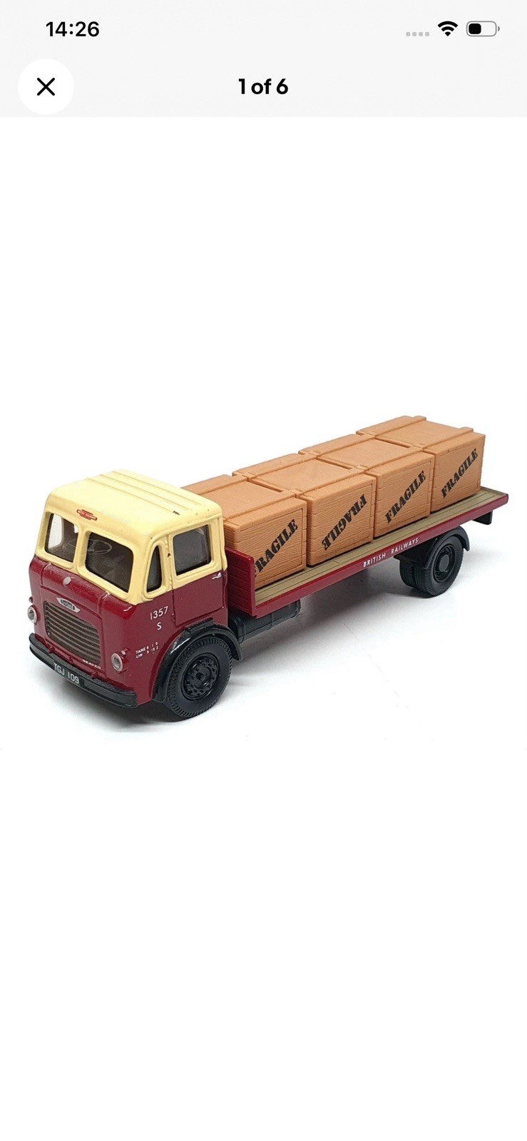 Corgi 1/50 Scale 25001 - Leyland Beaver Platform Lorry & Packing Cases - BR