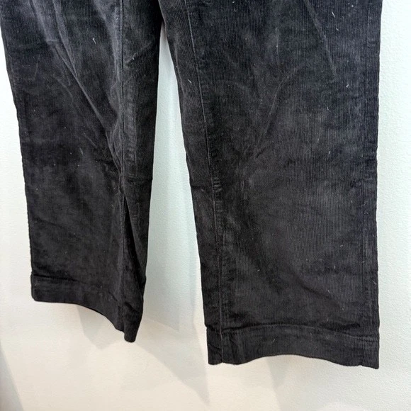 Everlane Black Wide Leg Corduroy Pant Size 6 - Image 3 of 4