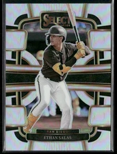 2024 Panini Select - Concourse Ethan Salas #76 (RC) Silver Prism