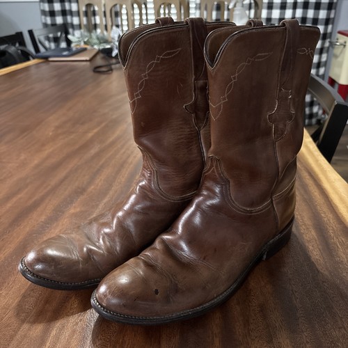 Bottes De Cowboy Lucchese Black Label Vintage L6746 Noir - Taille 12 D Homme, Occasion Bon état