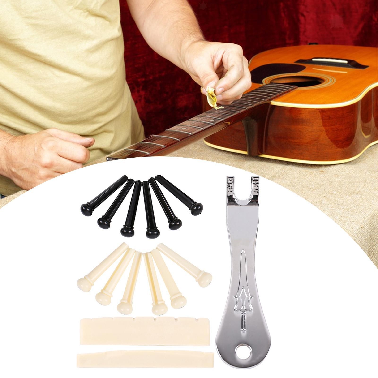 Guitare String Pegs Tools Kit polyvalent pratique pour la chaîne Changement