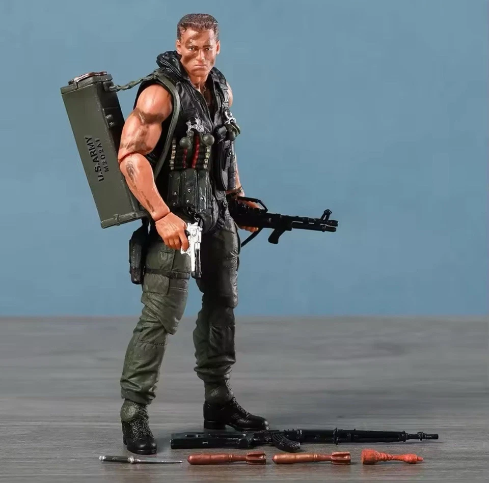 NECA Commando 30th Anniversary John Matrix Arnold Schwarzenegger Action Figure - Image 2 of 4
