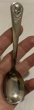 Vintage Oneida Gerber Baby Face Feeding Spoon Silverplate Collectible-engraved