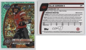 2024 Bowman U Chrome Aqua Mini-Diamond Refractor /275 Ollie Gordon II #197