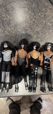 Vintage 1977 Mega Corp 12” Kiss Dolls Ace,Peter,Paul,Gene