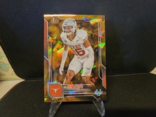 2025 Bowman University Chrome Michael Taaffe #100 Gold Sapphire /50