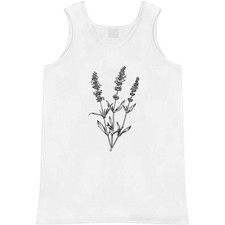 'Simple Lavender Plant' Adult Vest / Tank Top AV048908 