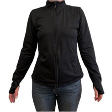RBX Women  s Black Athletic Zip Jacket Performance Stretch Size M