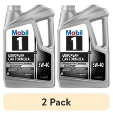 (2 pack) Mobil 1 FS European Car Formula Full Synthetic Motor Oil 5W-40, 5 Quart 41.60 per gallon