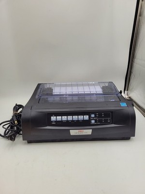 OKI Microline 420 Dot Matrix Printer   Tested, Self-Test OK   USB & Power