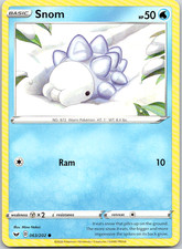 Pokemon Snom 63/202 Sword & Shield Common Normal LP TCG