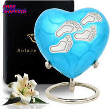 Baby Urns for Ashes Boy  Girl Mini Urns for BabyBoy Ashes Heart Shaped Keepsake