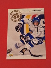 1992-93 Upper Deck Hockey #617 Saku Koivu RC Finland 