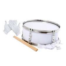 Set rullante da 13 pollici con bacchette per batteristi, bambini, adulti e