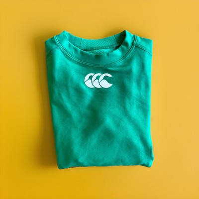 Canterbury Rugby Green Base Layer Cold Long Sleeve Shirt Youth Small