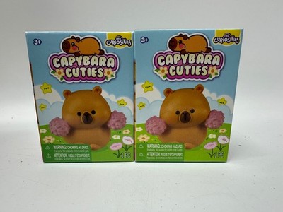 lot of 2 Capybara Cuties 3 Inch Vinyl Figure Blind Box Sealed In Box