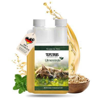 Ulmenrinde Liquid Hund & Katze  -  Für ein gutes Bauchgefühl - Made in Germany