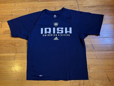 Notre Dame Fighting Irish Swimming and Diving Performance Shirt Men s S Blue
