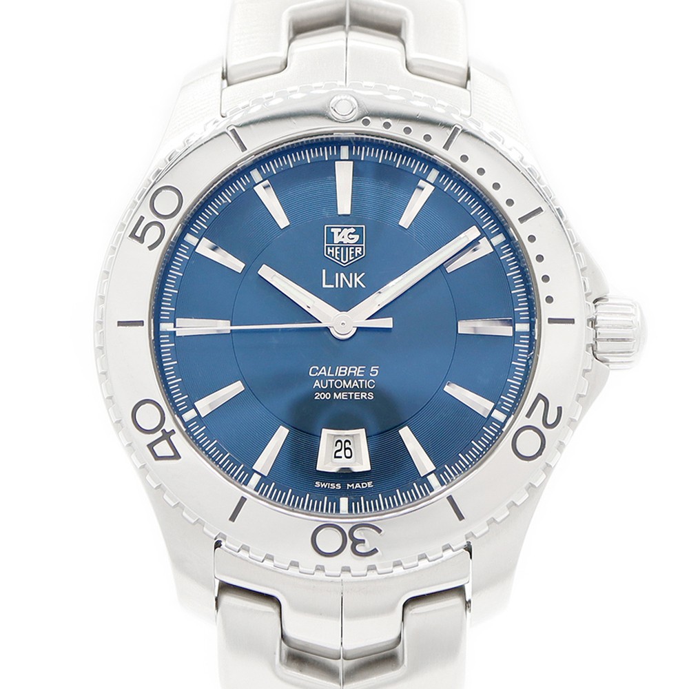TAG Heuer Link Calibre 5 WJ201C BA0591 200m Waterproof Stainless Steel Men's Watch