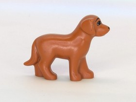 Lego Belville Playful Puppy Retired Standing Brown Dog Minifigure Dog #7583 2008