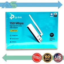 TP-Link TL-WN722N 150 Mbps High Gain Wireless USB Adapter w/ WPS Button