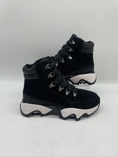 Sorel Women's Kinetic Impact Conquest Plus Waterproof Boots Black UK 4 EU 37 New