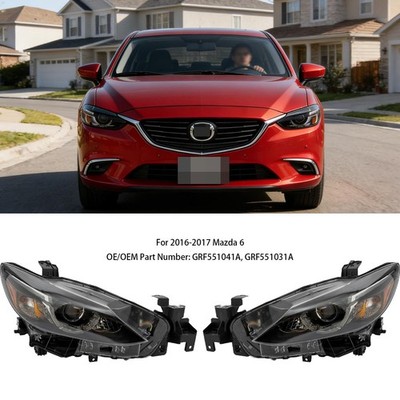 For 2016-2017 Mazda 6 LED Headlight Assembly Headlamps w/ AFS Left/Right Opt