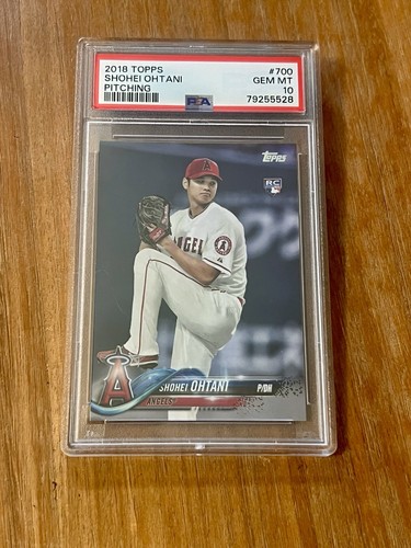 2018 Topps Shohei Ohtani Series 2 Pitching #700 Rookie RC PSA 10 🔥⚾️🔥⚾️🔥⚾️