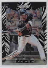 2019 Panini Prizm Tier III Zebra Prizm 96/99 Abiatal Avelino #231 12dm